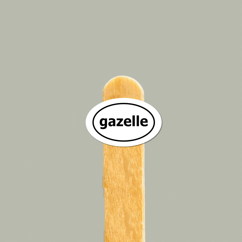 Gazelle Sticker