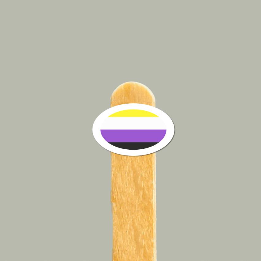 Nonbinary Flag Sticker